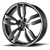 5 LUG VP02 CONCAVE TINTED BRUSH / HI-POLISHED LIP