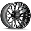5 LUG W934 GLOSS BLACK MILLED