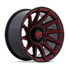 6 LUG XD867 - SPECTER GLOSS BLACK WITH RED TINT