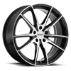 P0A Gloss Black w/ Machined Face