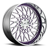 5 LUG STANCE BRUSHED WITH PURPLE 