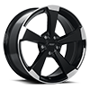 5 LUG REPLICA 191 GLOSS BLACK