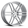 6 LUG BD-17-6 SILVER WITH MACHINED FACE