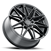 5 LUG DR-88 GLOSS BLACK FULL PAINTED