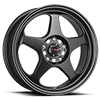 5 LUG DR-23 FLAT BLACK FULL PAINTED