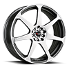 4 LUG DR-33 CHARCOAL GRAY MACHINED FACE