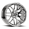 5 LUG DR-37 VIRTUAL CHROME