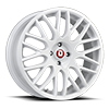 4 LUG DR-61 WHITE FULL PAINTED