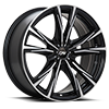 5 LUG ORACLE GLOSS BLACK WITH MACHINED FACE