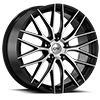 5 LUG RENNSPORT GLOSS BLACK WITH MACHINED FACE