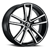 5 LUG 190 LUSSO GLOSS BLACK WITH MACHINED FACE