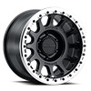 MR709 HD Bead Grip Matte Black w/ Chrome Ring