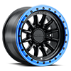 MR711 HD Bead Grip Matte Black w/ Blue Ring