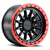 MR711 HD Bead Grip Matte Black w/ Red Ring