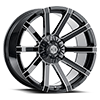 6 LUG NX-24 MIDNIGHT BLACK / MG MILLING