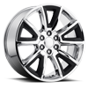 6 LUG PR168 CHROME AND BLACK