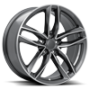 5 LUG REPLICA 36 GUNMETAL MACHINED
