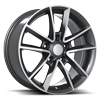 5 LUG REPLICA 48 GUNMETAL MACHINED
