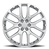 6 LUG RT-47 SILVER MACHINED FACE