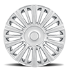 6 LUG RT-42 SILVER / MACHINED FACE