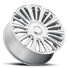 6 LUG RT-42 SILVER / MACHINED FACE
