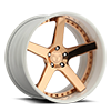 5 LUG ICON WHITE WITH COPPER FACE
