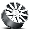 5 LUG JOURNEY GLOSS GUNMETAL W/MIRROR CUT FACE