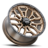 6 LUG 126 WARMONGER 6 BRIGHT BRONZE WITH GLOSS BLACK LIP AND CLEAR COAT 20X9