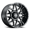 5 LUG 254 CARNIVORE GLOSS BLACK WITH MILLED ACCENTS AND CLEAR-COAT - CC