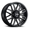 5 LUG 231 BUTCHER GLOSS BLACK WITH MILLED ACCENTS AND CLEAR COAT