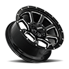 5 LUG 219 NEMESIS GLOSS BLACK WITH MILLED LIP ACCENTS AND CLEAR-COAT