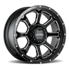 6 LUG 219 NEMESIS GLOSS BLACK WITH MILLED LIP ACCENTS AND CLEAR-COAT