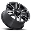 5 LUG 252 ALLURE GLOSS BLACK WITH MILLING AND CLEAR COAT
