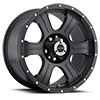 396 Assassin Matte Black with Chrome Rivets