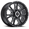 399 Fury Gloss Black with Milled Spoke