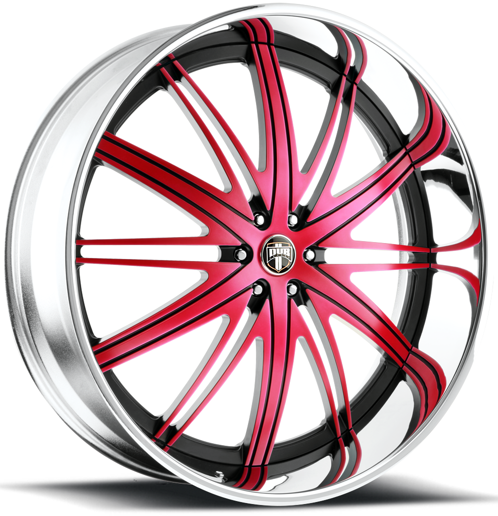 Pink Chrome Wheels