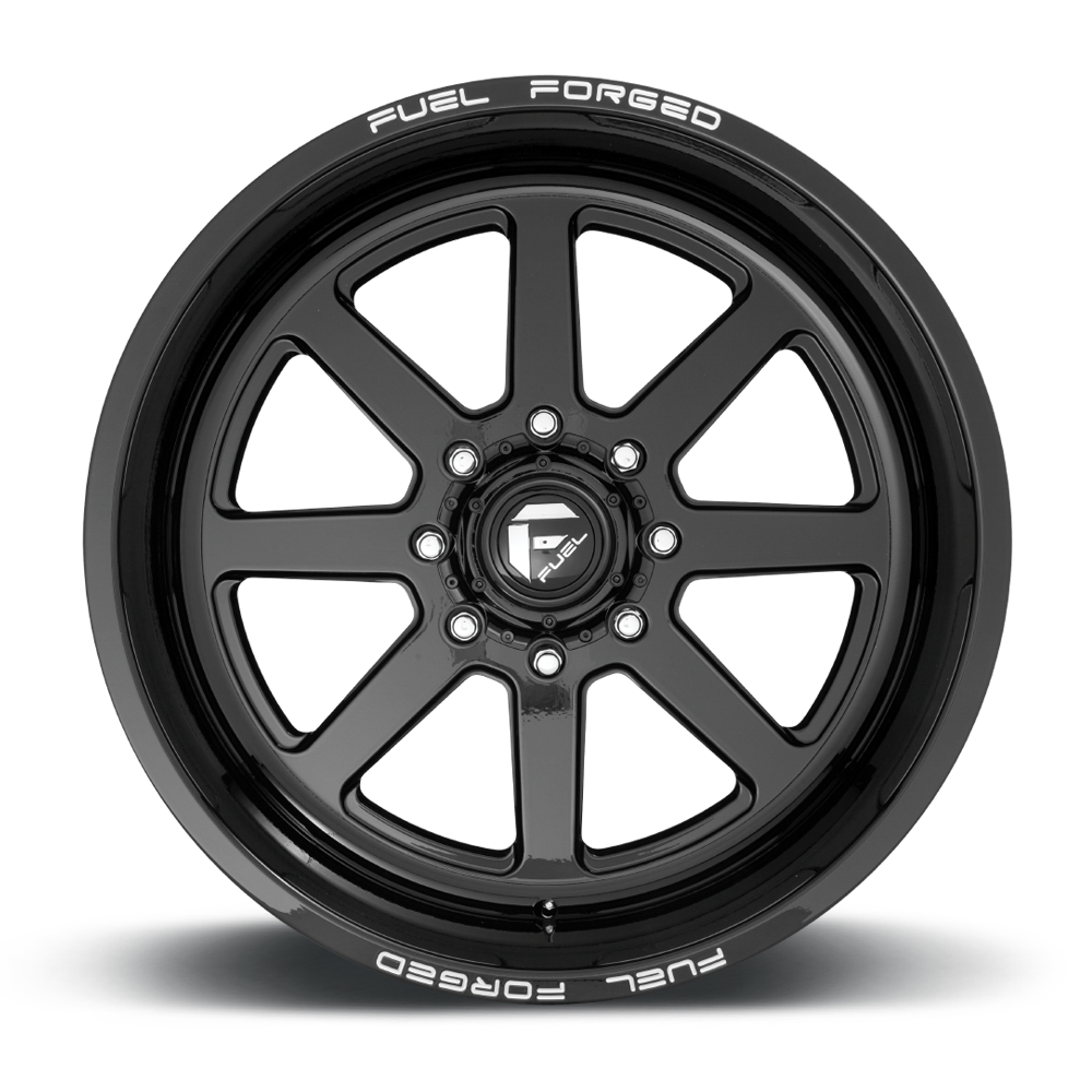 Fuel Dually Wheels FF09D - 8 Lug Super Single Front Wheels & FF09D - 8 ...