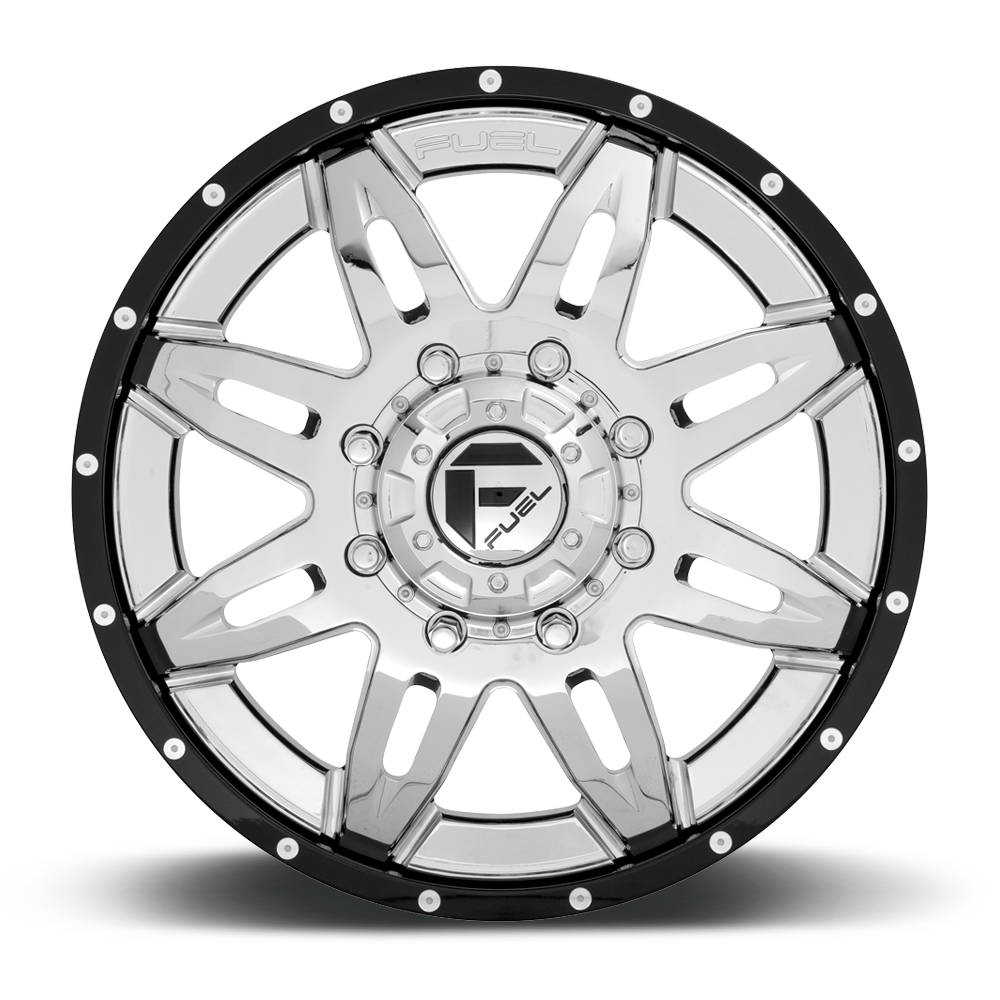 Fuel Dually Wheels Lethal Dually Front D267 Wheels SoCal Custom Wheels