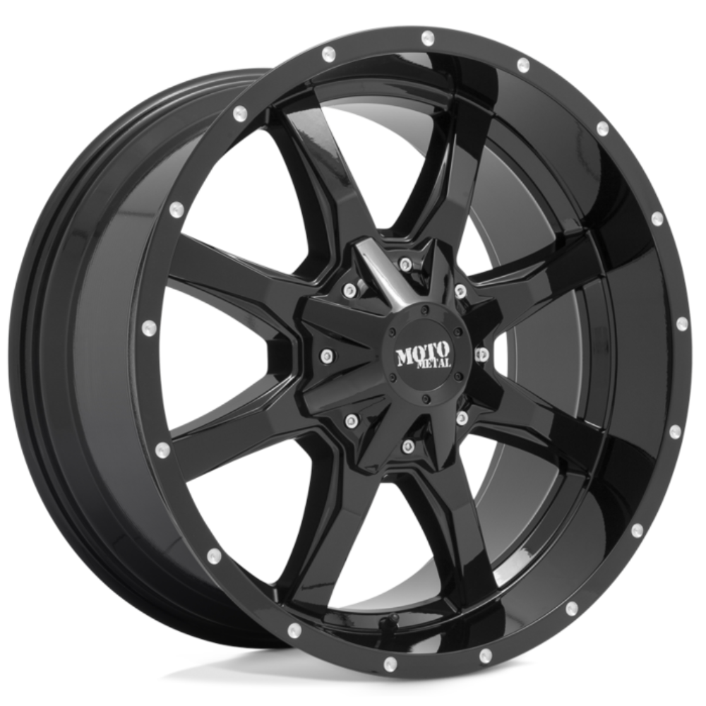 Moto Metal MO970 20in Black Milled (Bolt Pattern options: 5, 6, 8)