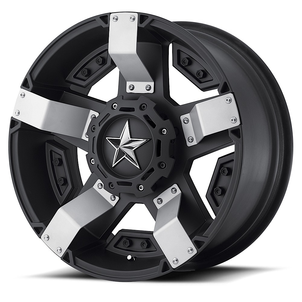 0mm Offset Wheel Gloss Black XD Series XD811 Rockstar II Inserts For 20x9 