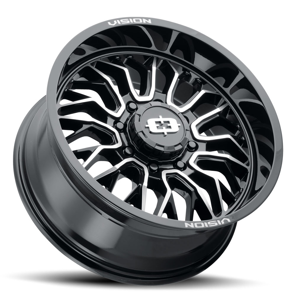 One 18x9 Vision 422 Prowler 6x135/6x5.5 -12 Black Machined