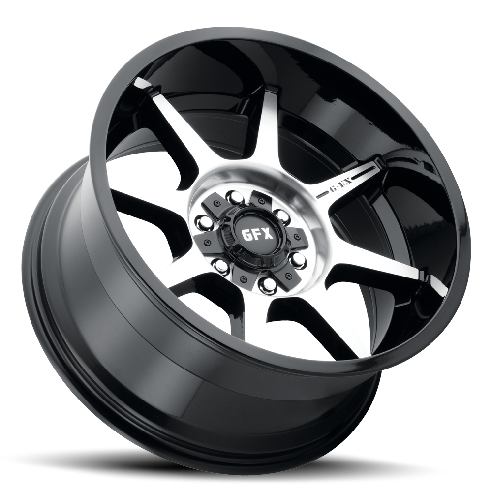 NOCHINO #4 GLOSS BLACK × DARK GREY OVY Ultra Motorsports Ultra Milled Gloss Black X111 Extreme