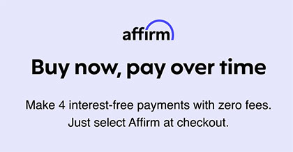 Affirm - sidebar / details - Autosport Depot